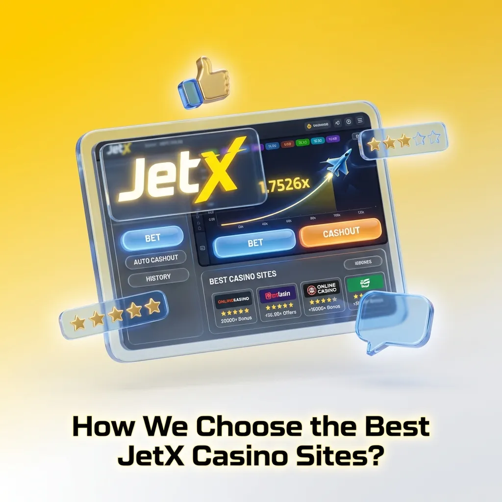 Checklist showing casino evaluation criteria including licensing, payments, games, bonuses, and customer support