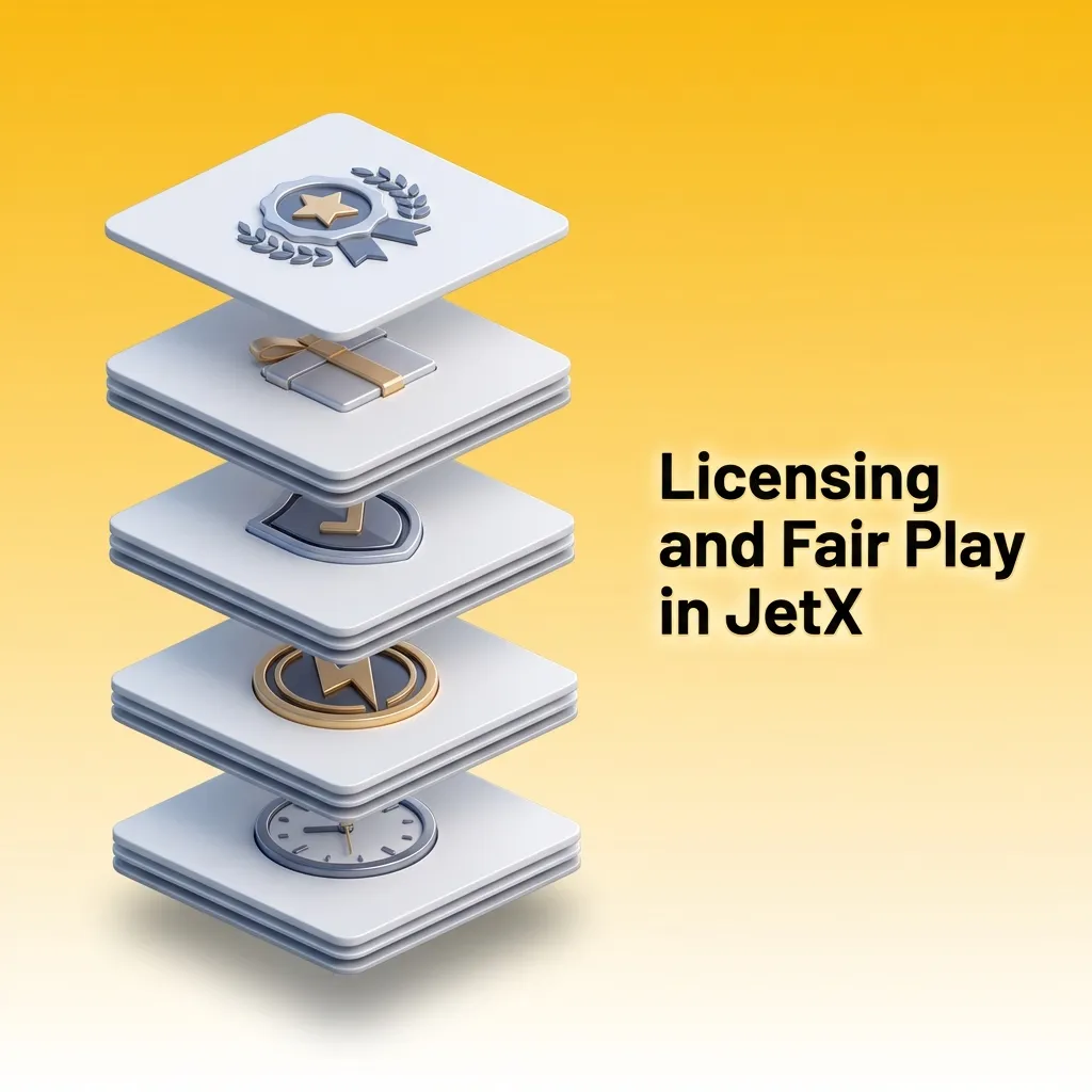 JetX game interface showing Curaçao license seal and RNG certification for secure, fair gameplay verification