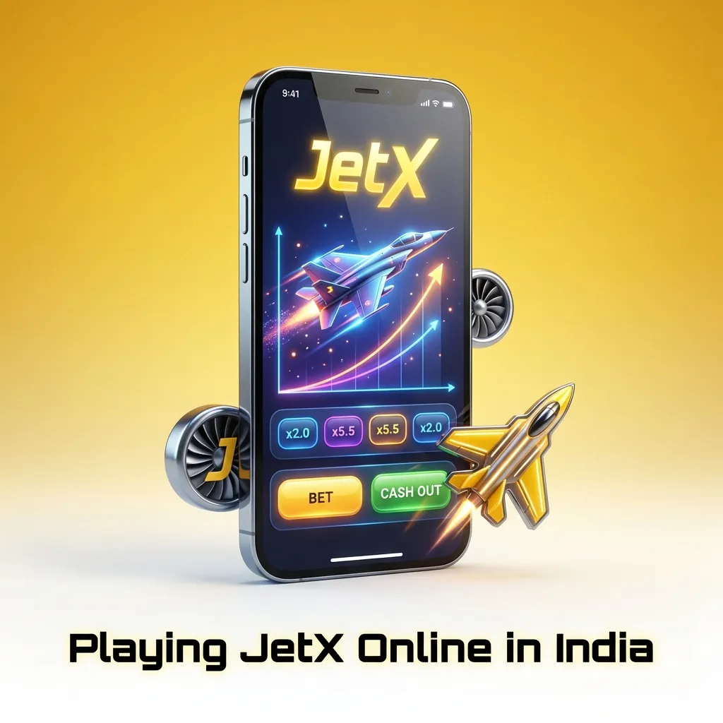 Step-by-step guide showing how to register, deposit, find JetX game, place bets, and withdraw winnings at Indian online casinos