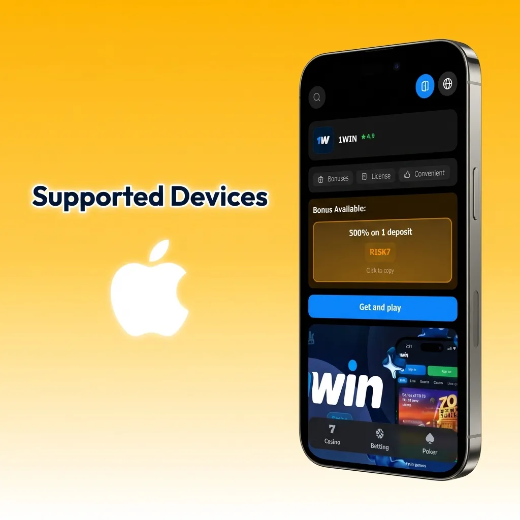 List of compatible Apple devices including iPhone models SE through 15 and recent iPad Air and Pro models