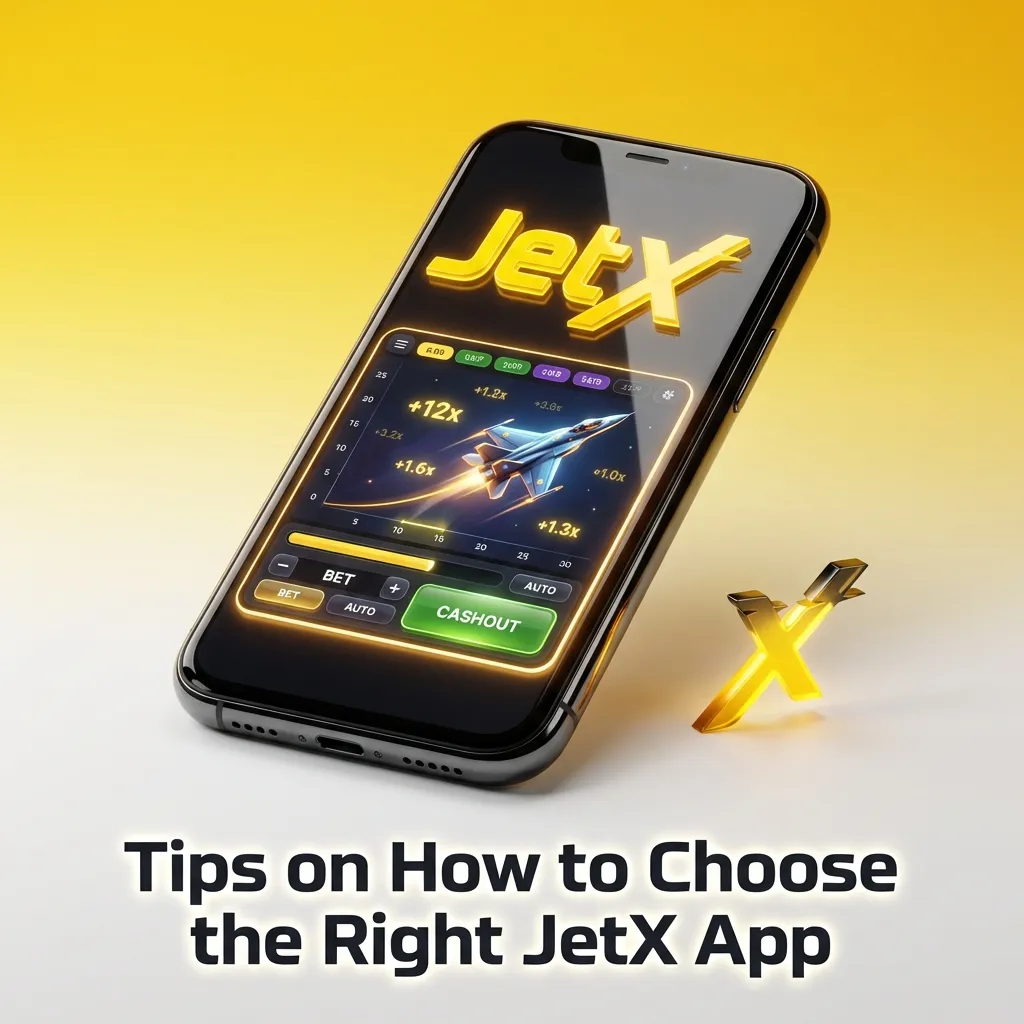 Person using smartphone to compare JetX betting apps with checklist of features, bonuses, and payment methods displayed