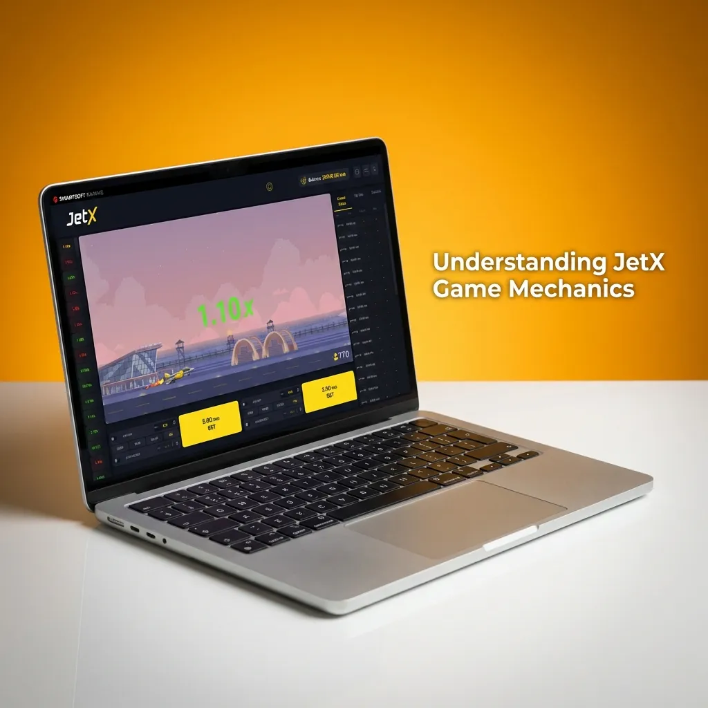 Jet launching upward with rising multiplier numbers, illustrating JetX game mechanics and cash-out timing strategy