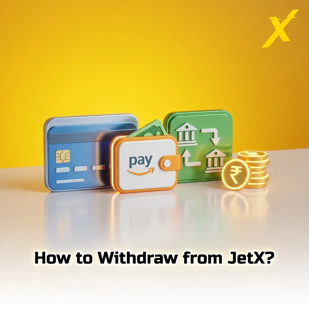 Step-by-step guide showing JetX withdrawal process from cashier menu to confirmation with verification requirements