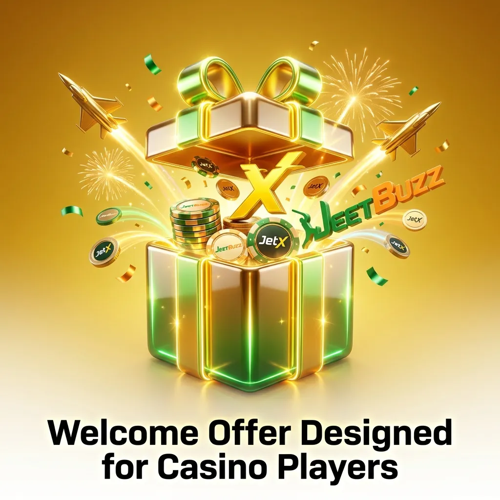 Jeetbuzz casino welcome offer showing free spins, cashback, and sports refund bonuses for new players depositing ₹500+