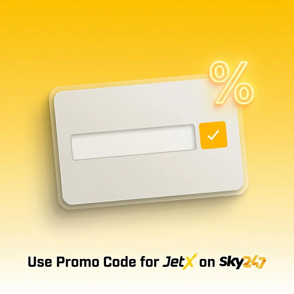 Players entering JET247 promo code on Sky247 registration screen to unlock first deposit bonus for JetX game